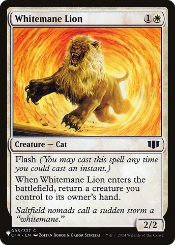 Whitemane Lion (C14) (LIST-C14-96)  - The List