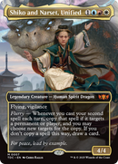 Shiko and Narset, Unified (Borderless) (TDC-007) - Commander: Tarkir: Dragonstorm (Borderless)