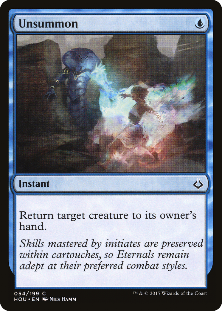 Unsummon (HOU-054)  Foil - Hour of Devastation