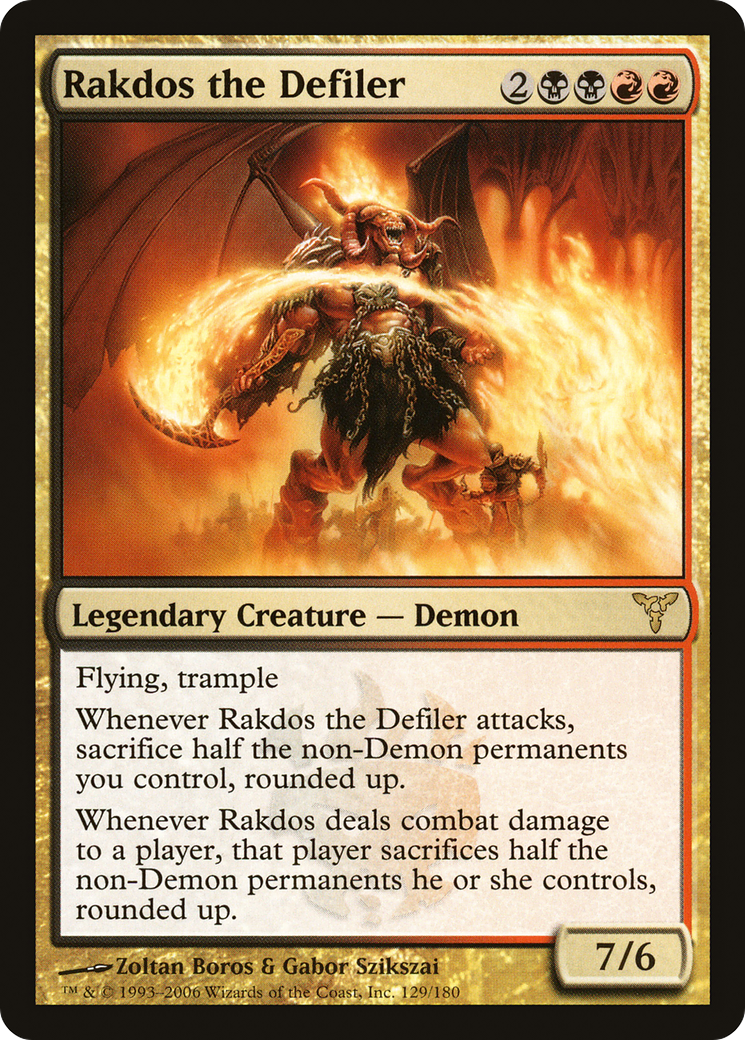 Rakdos the Defiler (DIS-)  - Dissension