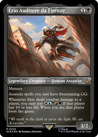 Ezio Auditore da Firenze (ACR-203)  Etched Foil - Assassin's Creed