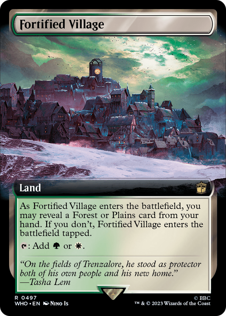 Fortified Village (Extended Art) (WHO-497)  - Doctor Who: (Extended Art)