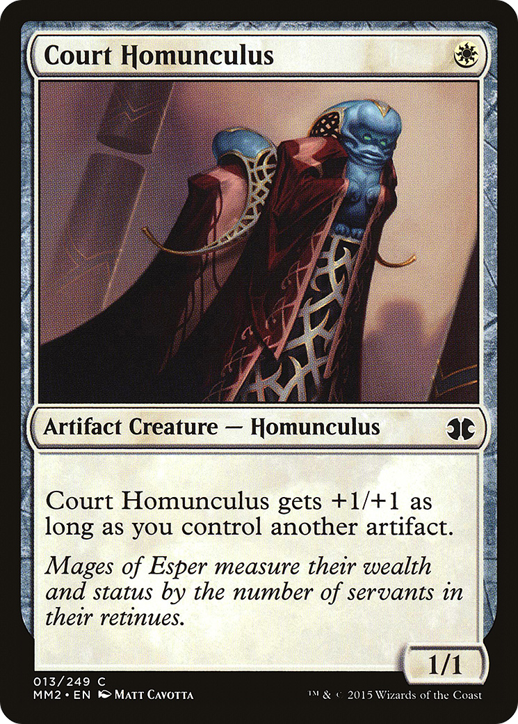 Court Homunculus (MM2-013)  Foil - Modern Masters 2015