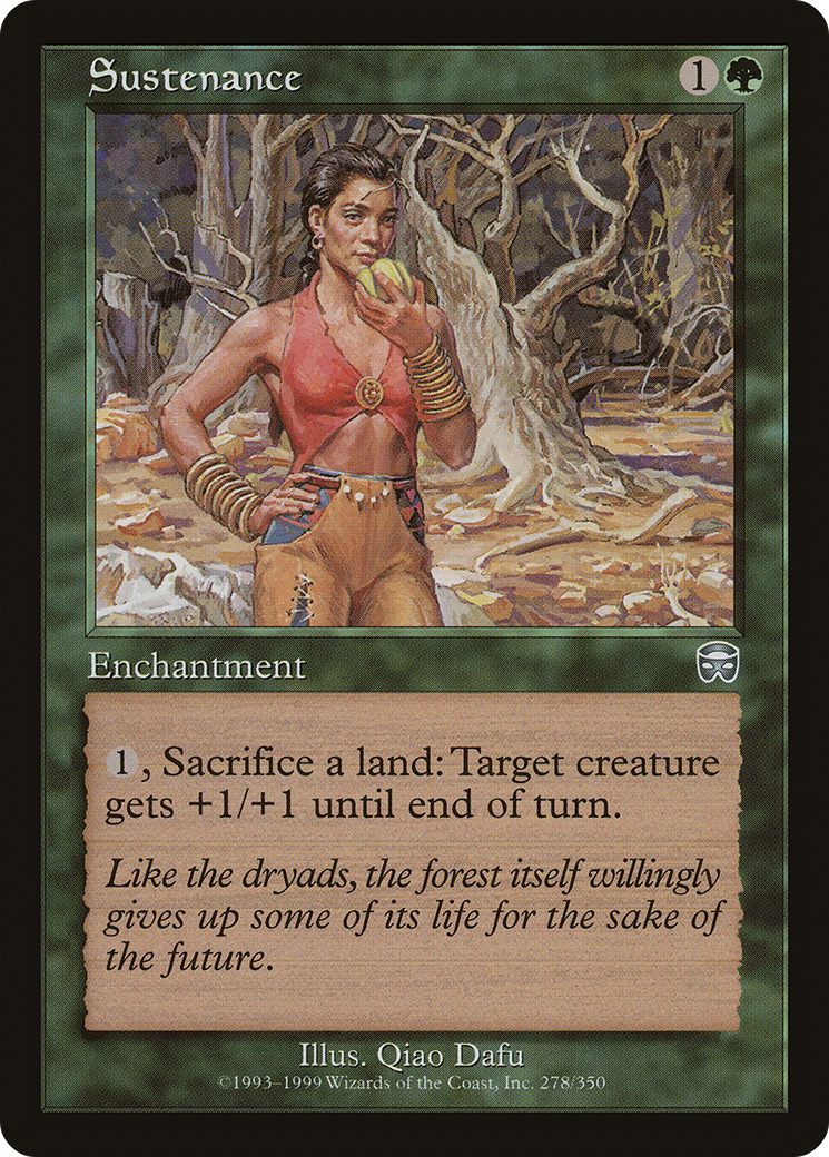Sustenance (MMQ-278)  Foil - Mercadian Masques