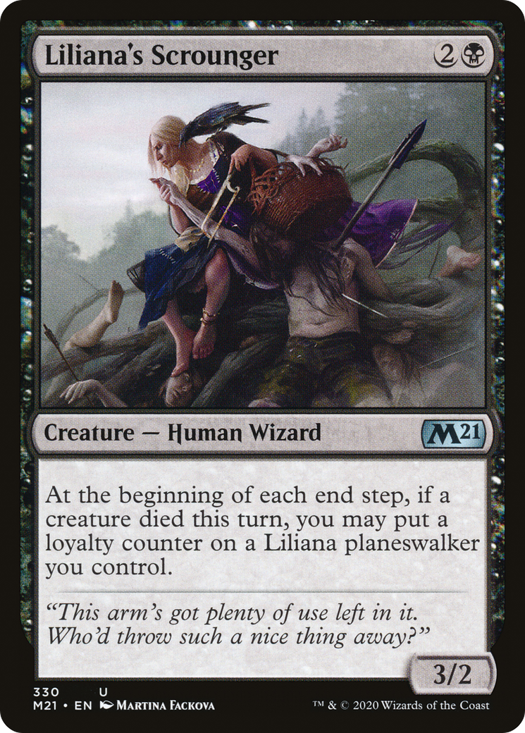 Liliana's Scrounger (M21-330)  - Core Set 2021
