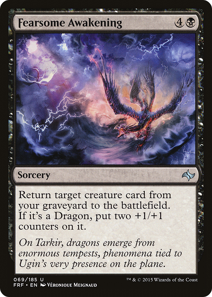 Fearsome Awakening (FRF-069)  Foil - Fate Reforged