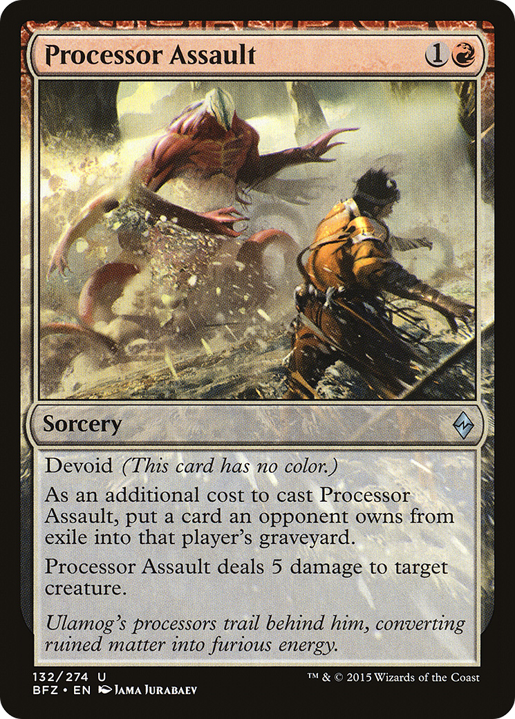 Processor Assault (BFZ-132)  Foil - Battle for Zendikar