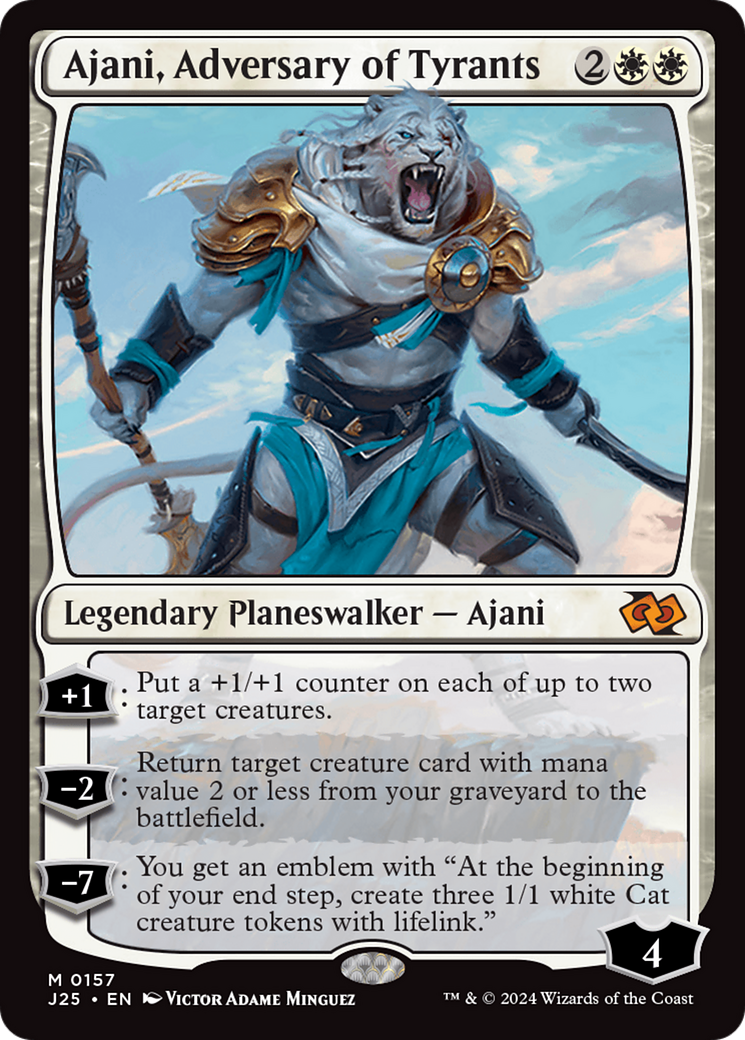 Ajani, Adversary of Tyrants (J25-157)  - Foundations Jumpstart