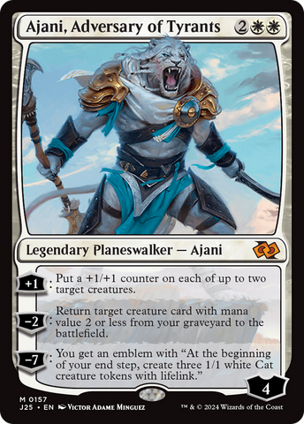 Ajani, Adversary of Tyrants (J25-157)  - Foundations Jumpstart