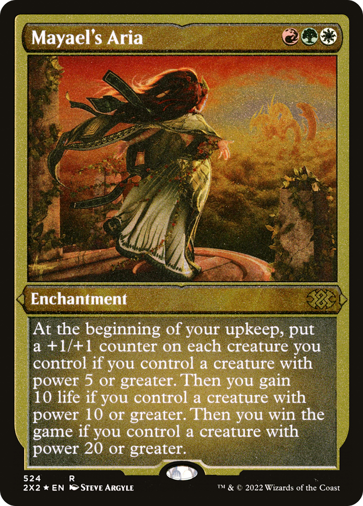 Mayael's Aria (Foil Etched) (2X2-524)  Foil - Double Masters 2022