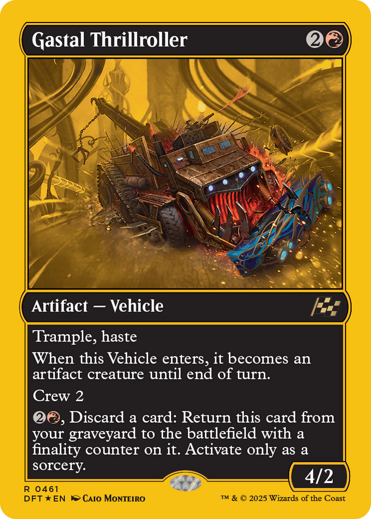 Gastal Thrillroller (First-Place Foil) (DFT-461)  Foil - Aetherdrift