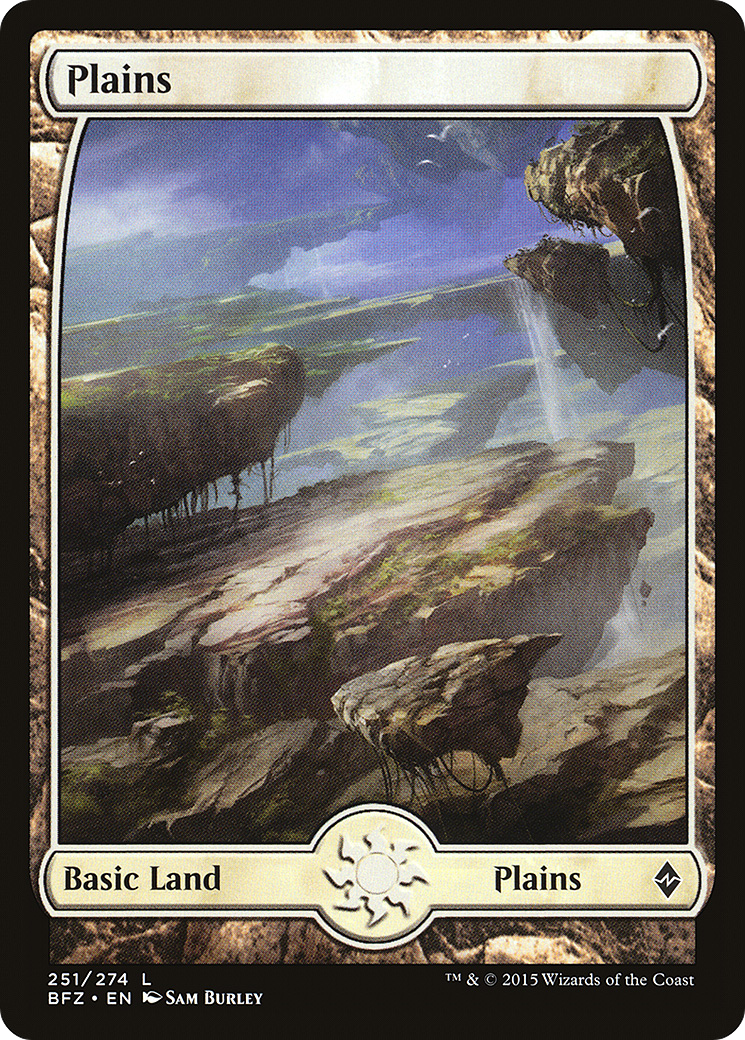 Plains (251) - Full Art (BFZ-251)  - Battle for Zendikar
