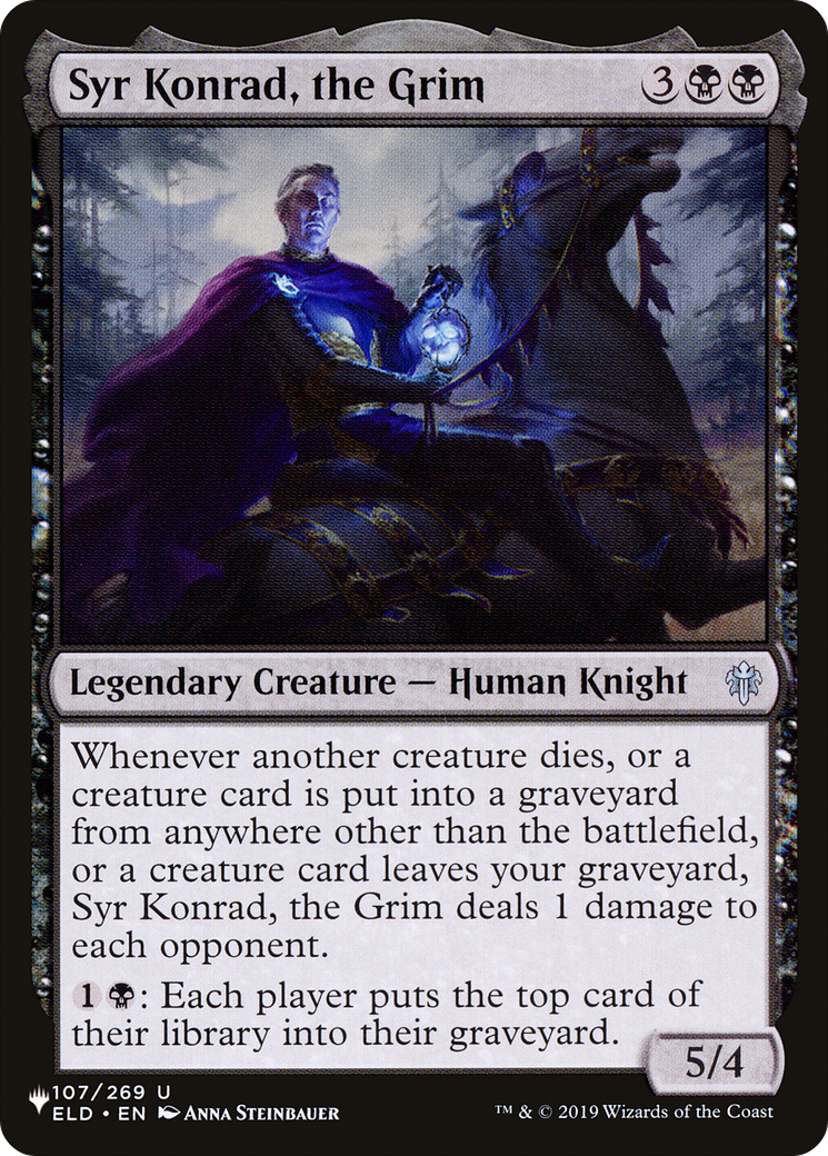 Syr Konrad, the Grim (LIST-107/269)  - The List