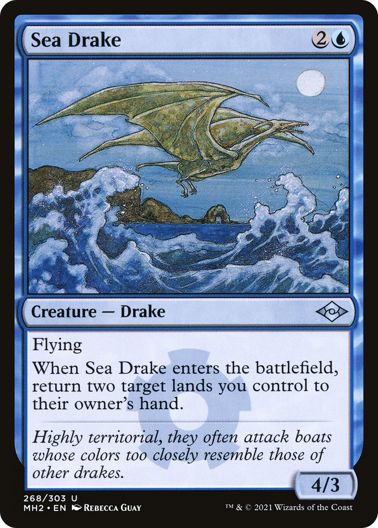 Sea Drake (MH2-268)  Foil - Modern Horizons 2