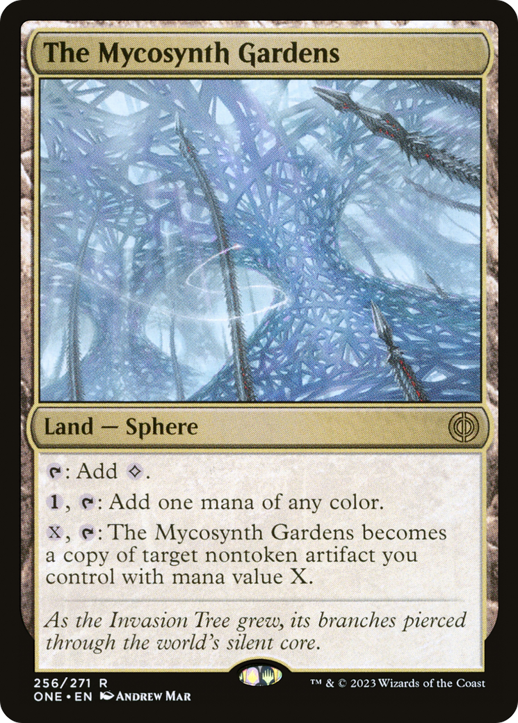 The Mycosynth Gardens (ONE-256)  Foil - Phyrexia: All Will Be One