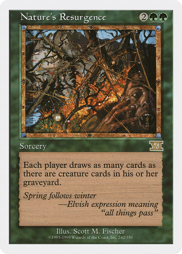 Nature's Resurgence (6ED-242)  - Classic Sixth Edition