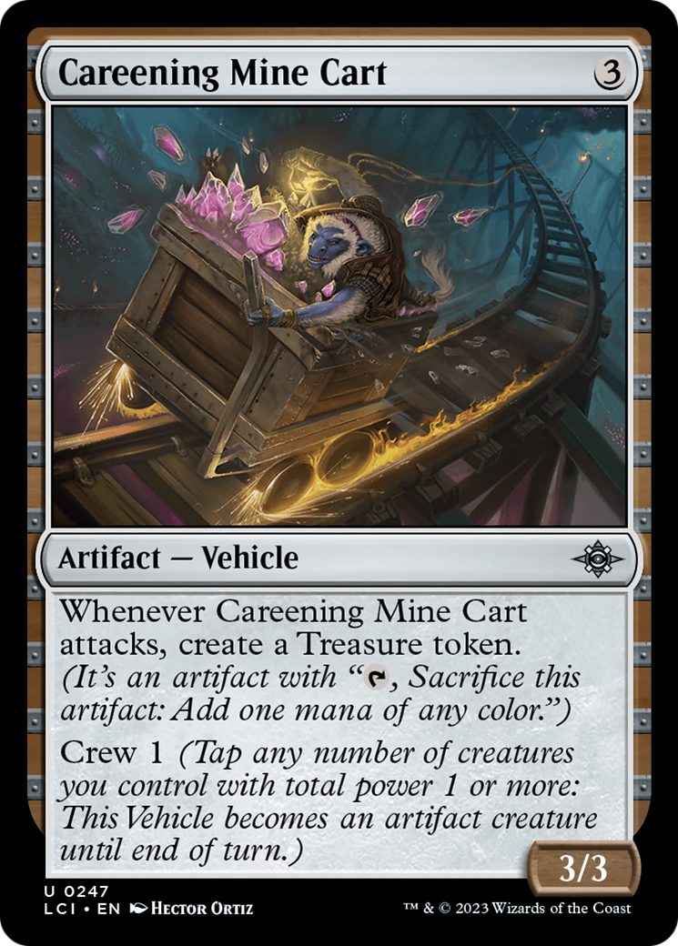 Careening Mine Cart (LCI-247)  - The Lost Caverns of Ixalan: (vehicle)