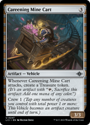Careening Mine Cart (LCI-247)  Foil - The Lost Caverns of Ixalan: (vehicle)