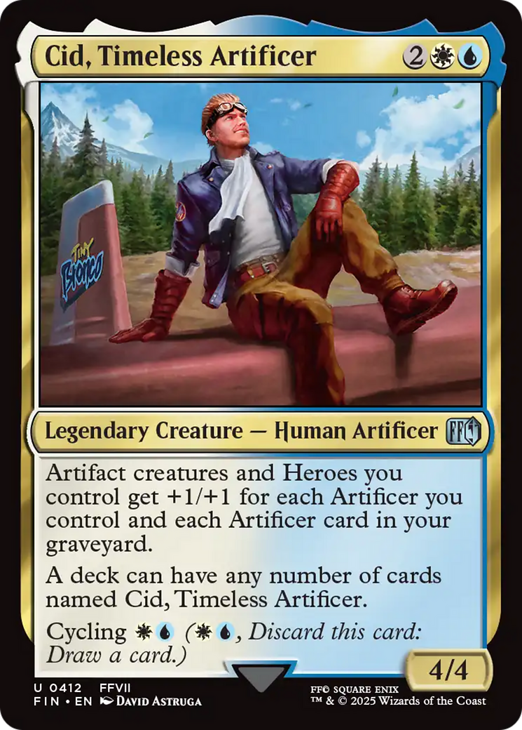 Cid, Timeless Artificer (FIN-412) - FINAL FANTASY Foil