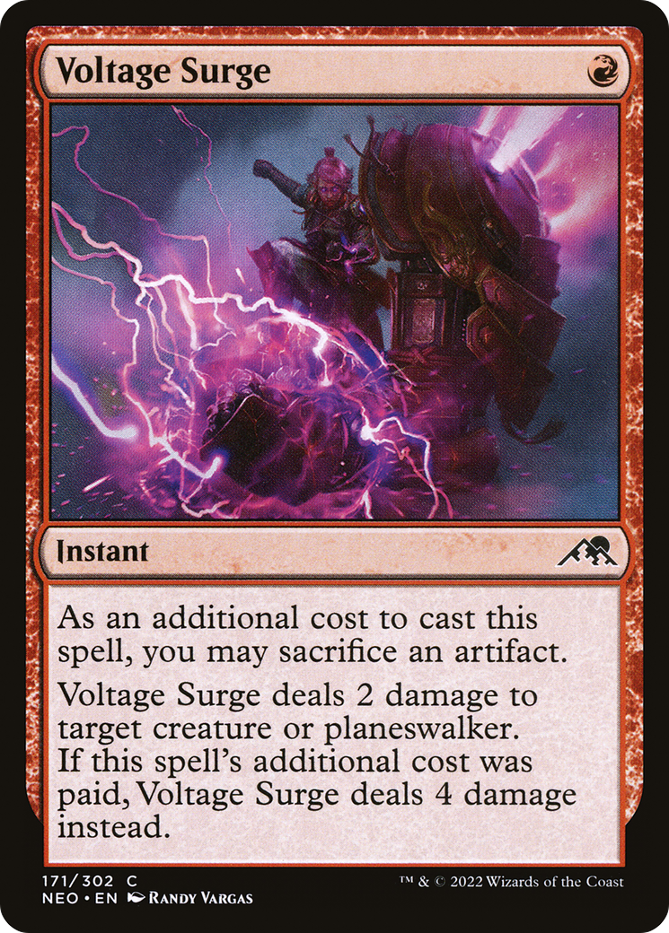 Voltage Surge (NEO-171)  Foil - Kamigawa: Neon Dynasty