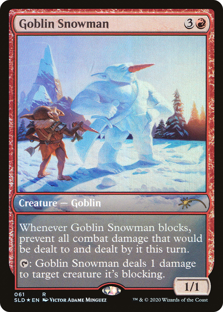 Goblin Snowman (SLD-061)  Foil - Secret Lair Drop