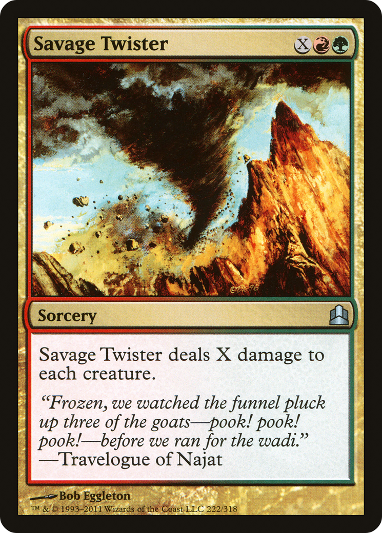 Savage Twister (CMD-222)  - Commander 2011