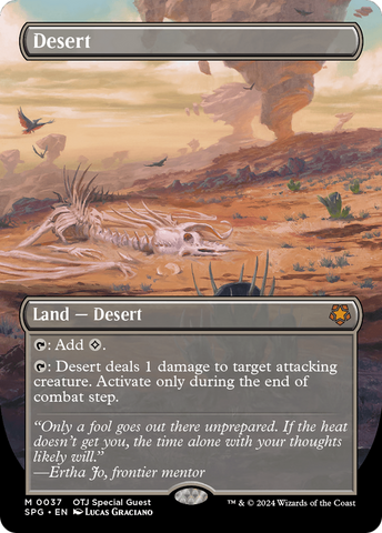 Desert (Borderless) (SPG-037)  Foil - Special Guests