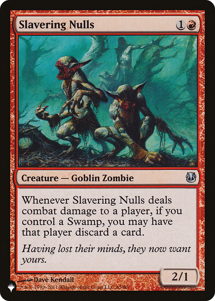 Slavering Nulls (LIST-DDH-45)  - The List