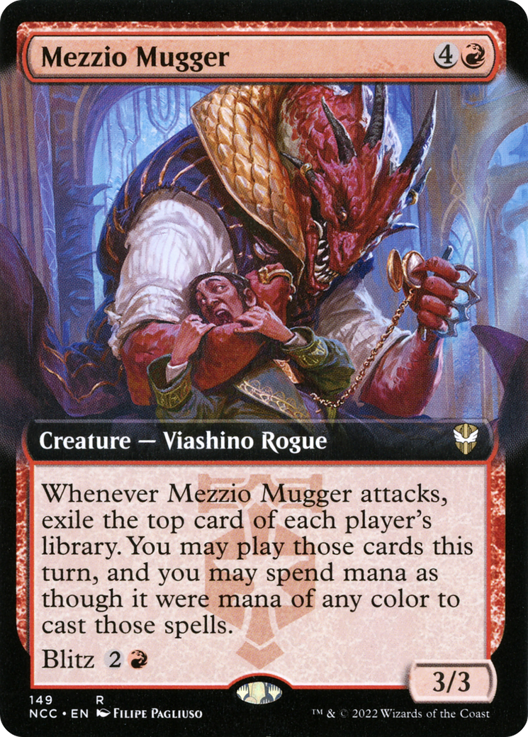 Mezzio Mugger (Extended Art) (NCC-149) - New Capenna Commander: (Extended Art)