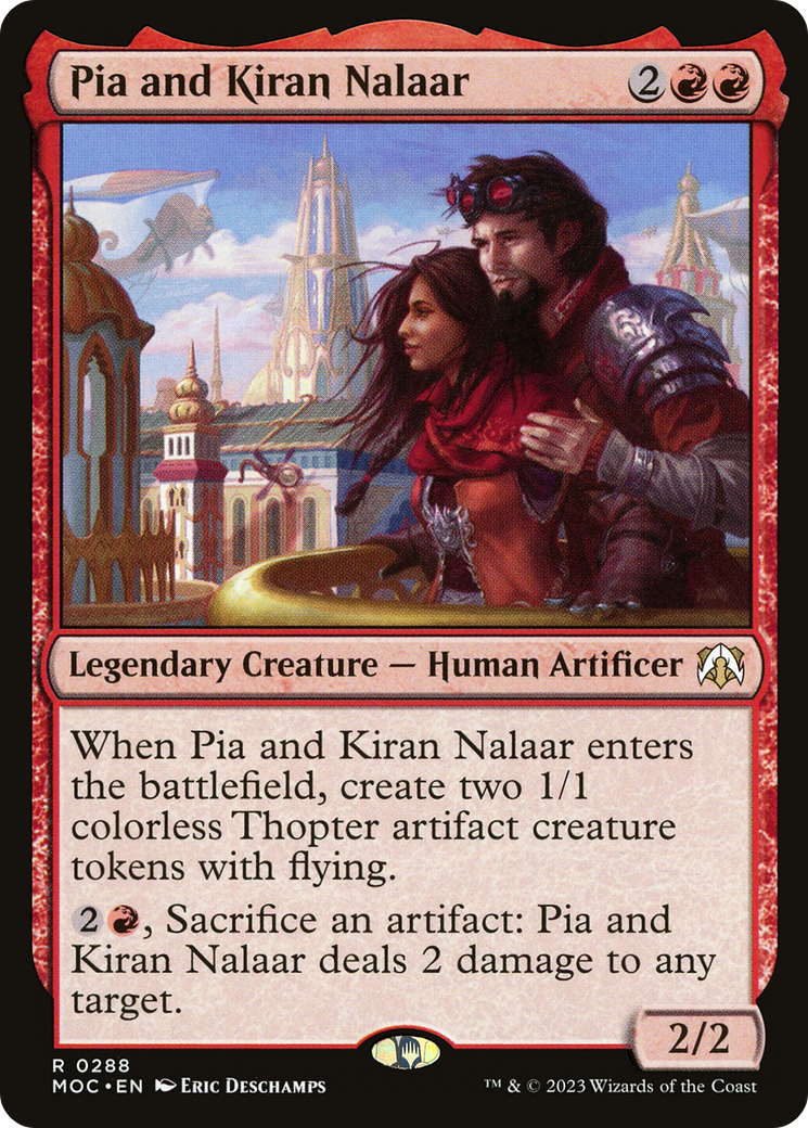 Pia and Kiran Nalaar (MOC-288)  - March of the Machine Commander