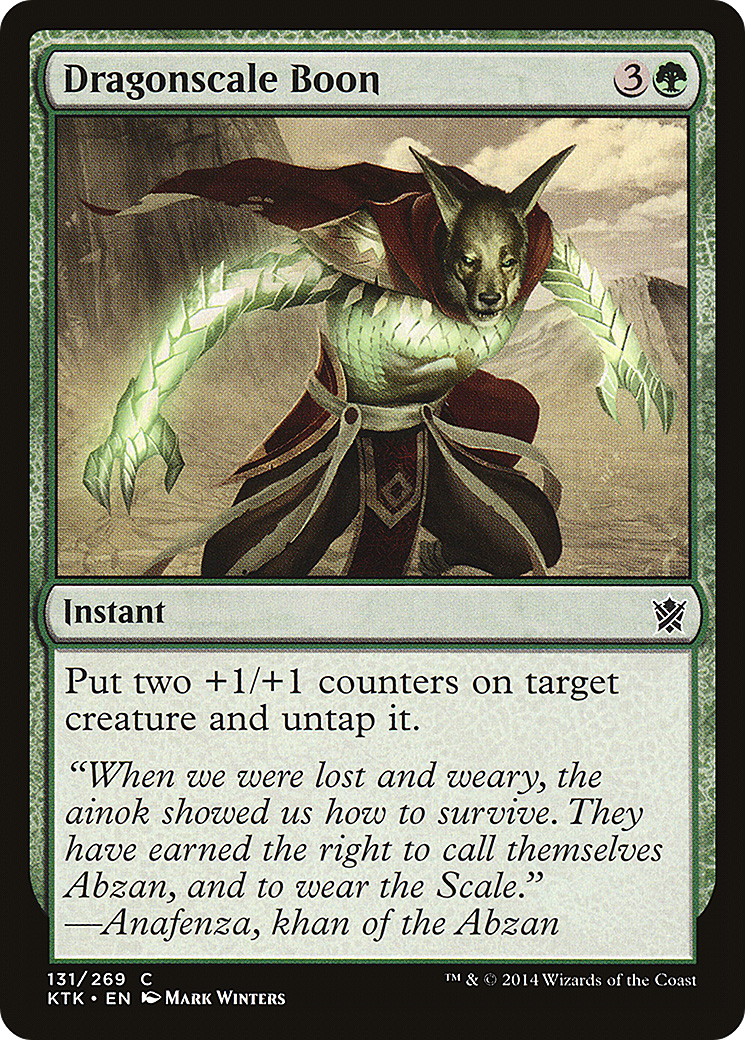Dragonscale Boon (KTK-131)  Foil - Khans of Tarkir