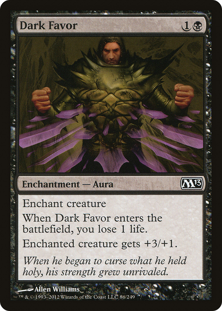 Dark Favor (M13-086)  - Magic 2013
