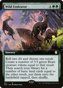Wild Endeavor (Extended Art) (AFC-312) - Adventures in the Forgotten Realms Commander