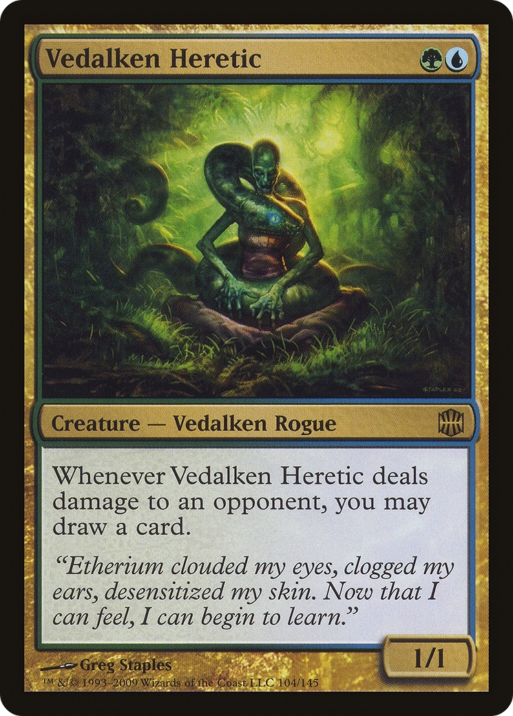 Vedalken Heretic (ARB-104)  - Alara Reborn