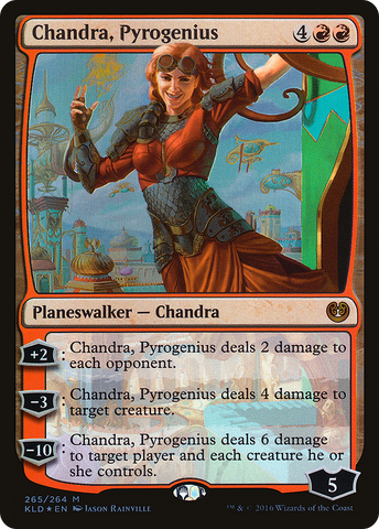 Chandra, Pyrogenius (KLD-265) - Kaladesh Foil