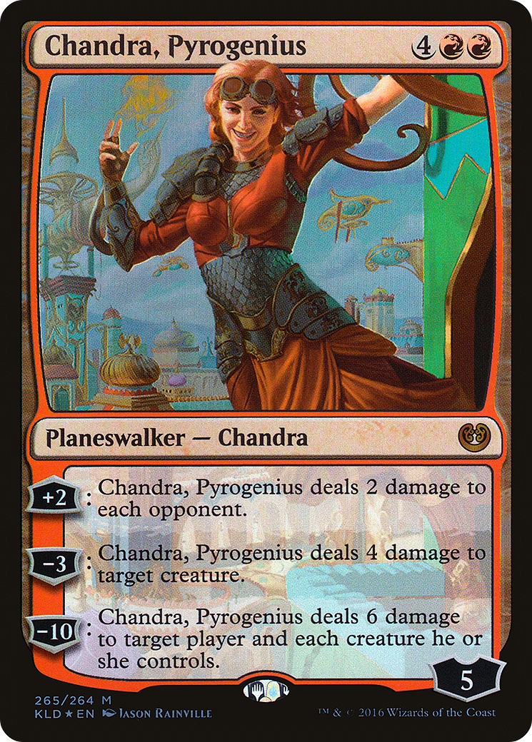 Chandra, Pyrogenius (KLD-265)  Foil - Kaladesh