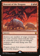 Descent of the Dragons (DTK-133)  Foil - Dragons of Tarkir
