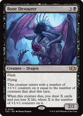 Bone Devourer (TDC-026)  - Commander: Tarkir: Dragonstorm