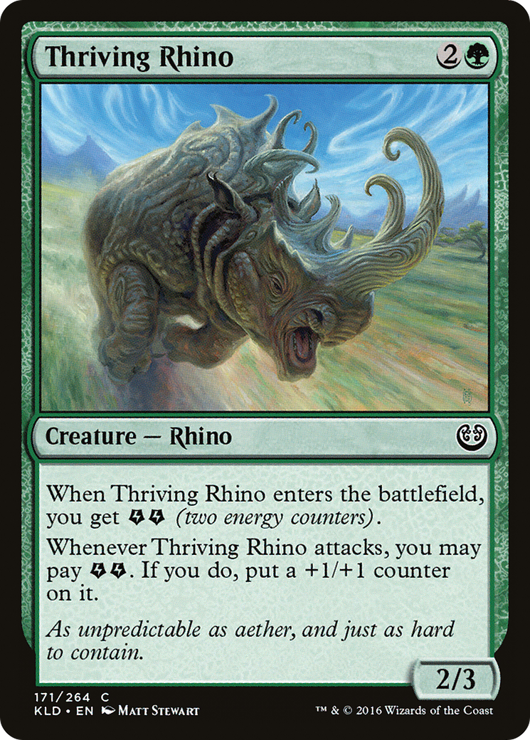 Thriving Rhino (KLD-171)  - Kaladesh