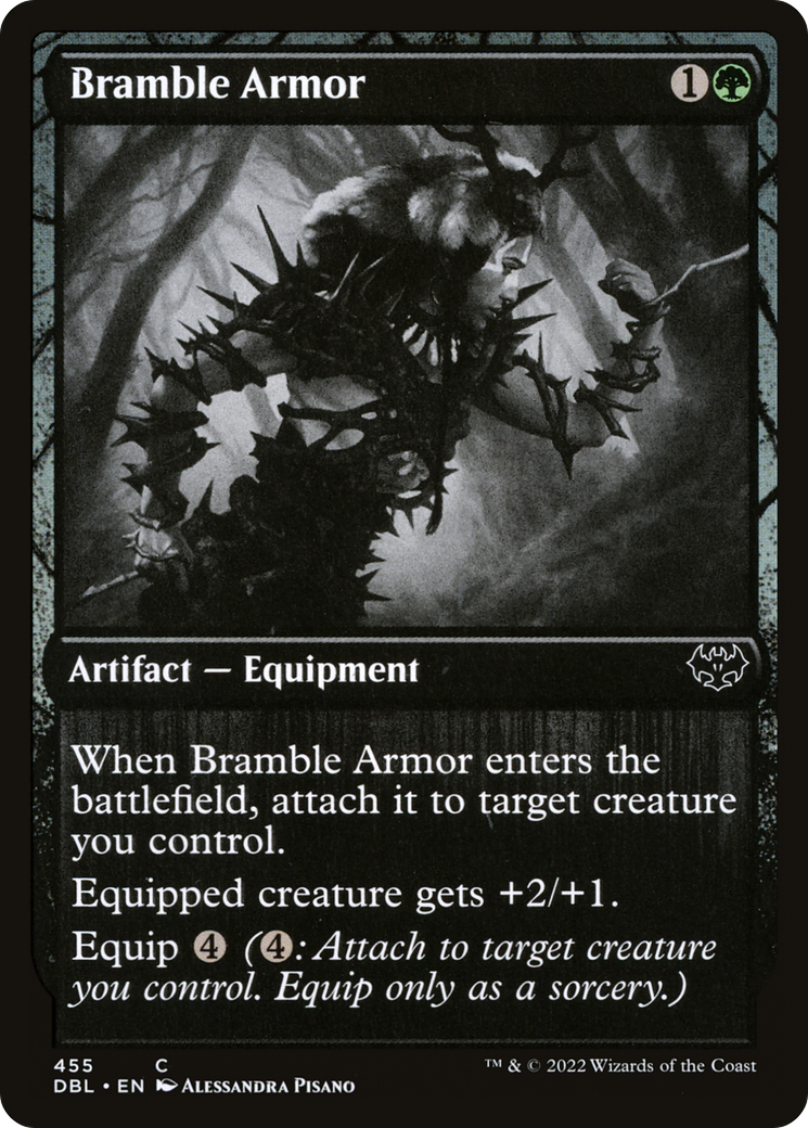Bramble Armor (455) (DBL-455)  Foil - Innistrad: Double Feature