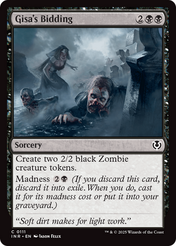 Gisa's Bidding (INR-111)  Foil - Innistrad Remastered