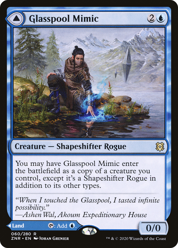 Glasspool Mimic (ZNR-060)  Foil - Zendikar Rising