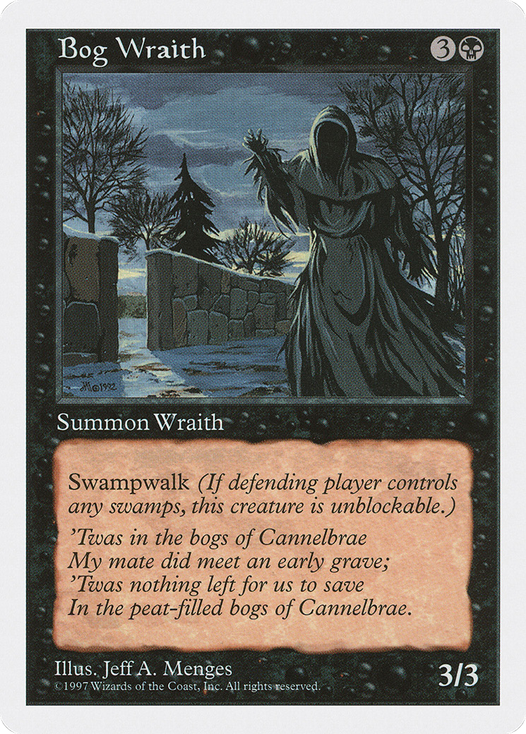 Bog Wraith (5ED-147)  - Fifth Edition