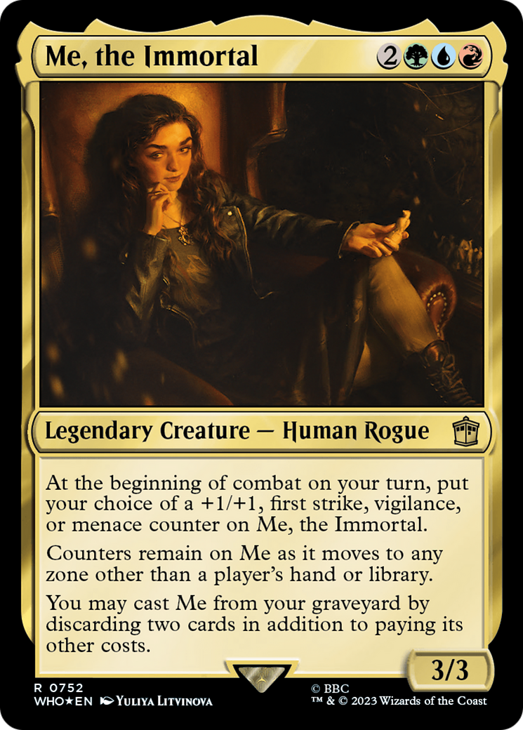Me, the Immortal (Surge Foil) (WHO-752)  Foil - Doctor Who