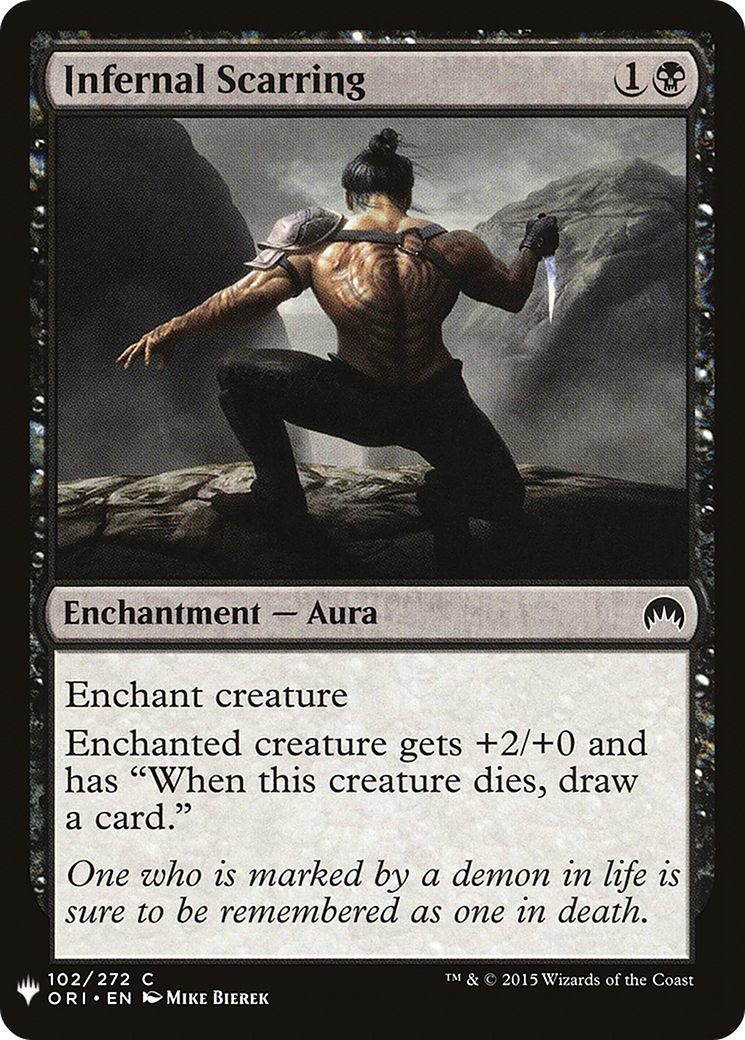 Infernal Scarring (LIST-ORI-102)  - The List