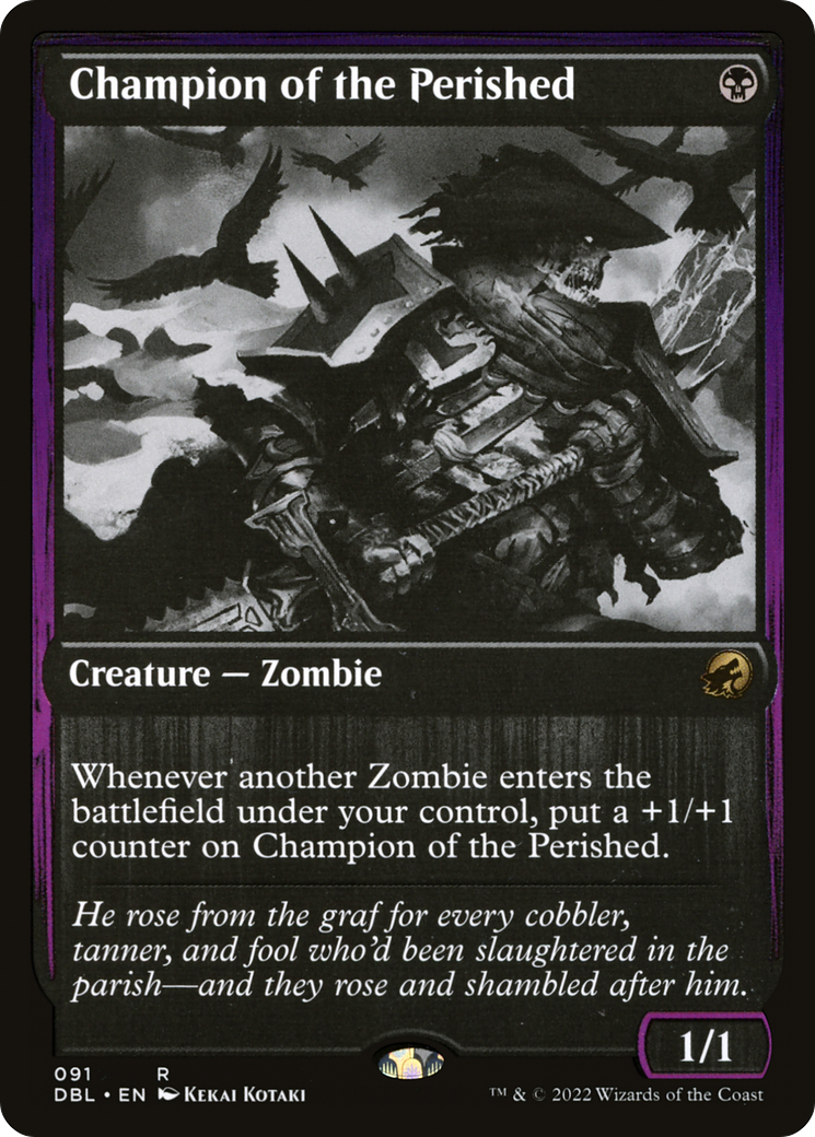 Champion of the Perished (DBL-091)  - Innistrad: Double Feature