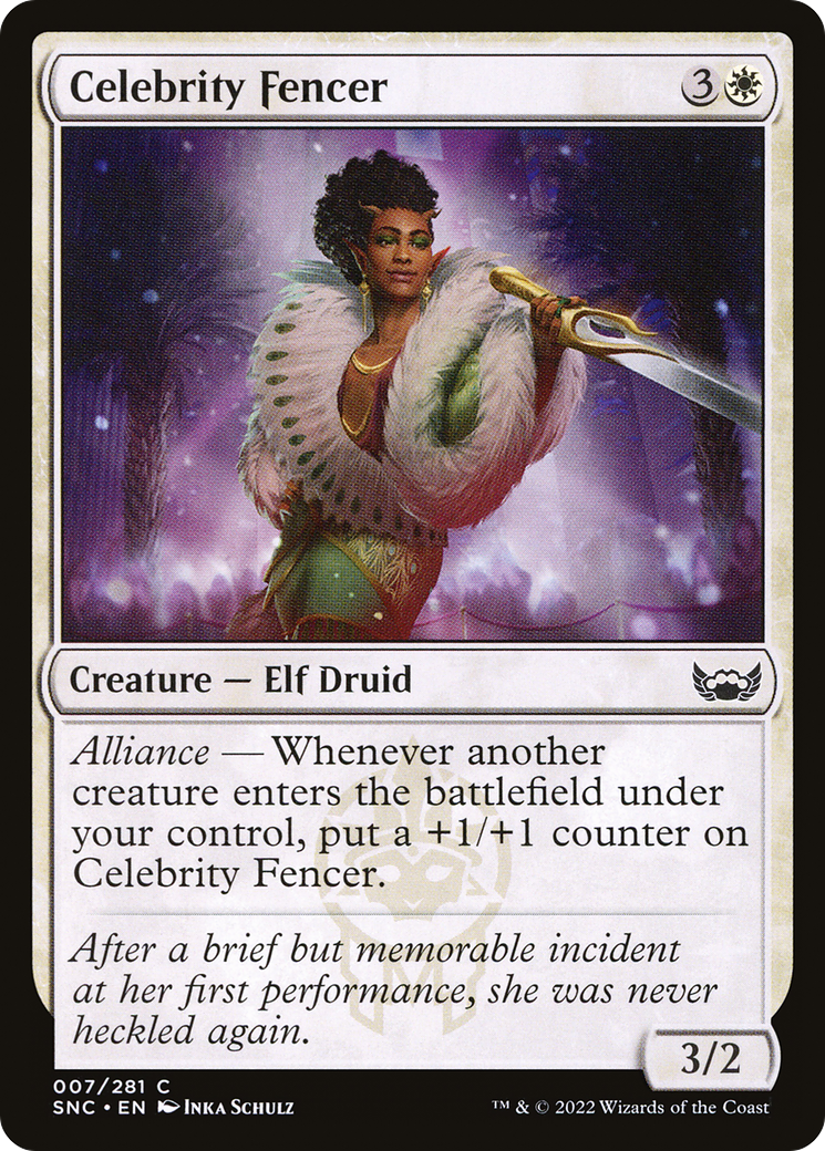 Celebrity Fencer (SNC-007)  Foil - Streets of New Capenna