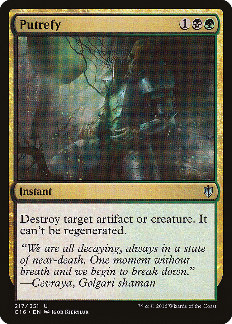 Putrefy (C16-217)  - Commander 2016