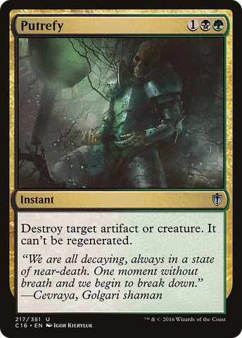 Putrefy (C16-217)  - Commander 2016