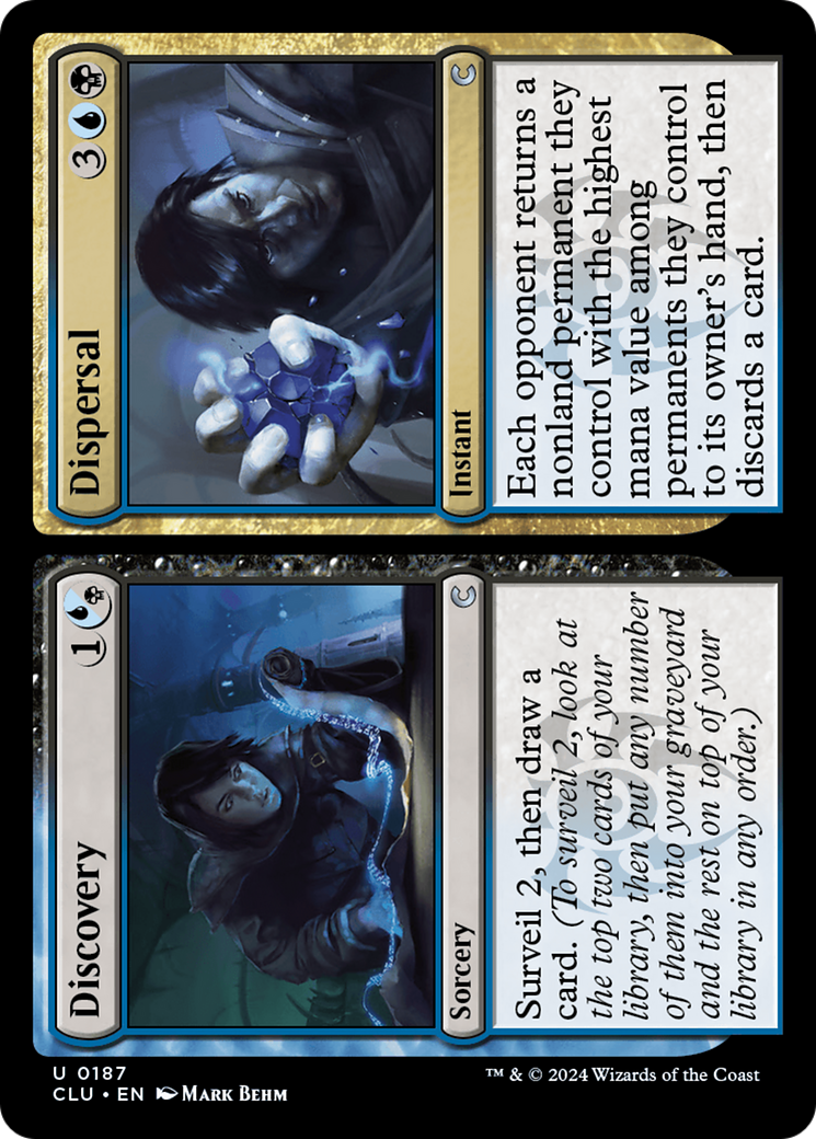 Discovery // Dispersal (CLU-187)  - Ravnica: Clue Edition